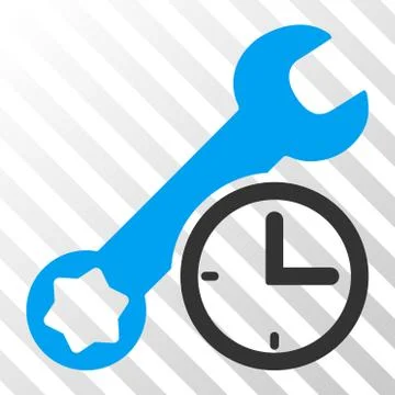 Service Time Vector Icon Stock-Illustration