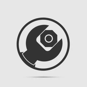 Service Tool icon Stock Illustration
