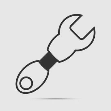 Service Tool icon Stock Illustration