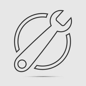 Service Tool icon Stock Illustration
