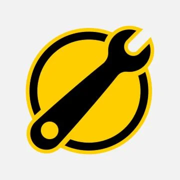 Service Tool icon on white background,Simple design style.vector illustration Stock Illustration