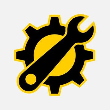 Service Tool icon on white background,Simple design style.vector illustration Stock Illustration