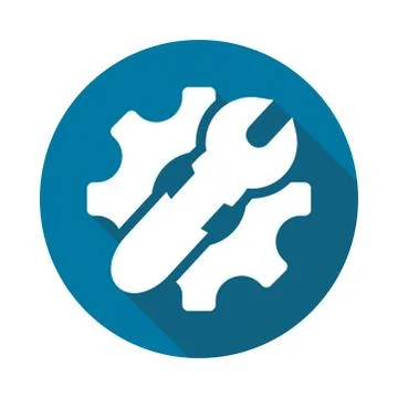 Service Tool icon on white background,Simple design style.vector illustration Stock Illustration
