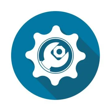 Service Tool icon on white background,Simple design style.vector illustration Stock Illustration