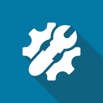 Service Tool icon on white background,Simple design style.vector illustration Stock Illustration