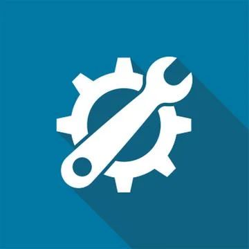 Service Tool icon on white background,Simple design style.vector illustration Stock Illustration