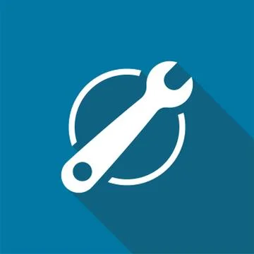 Service Tool icon on white background,Simple design style.vector illustration Stock Illustration