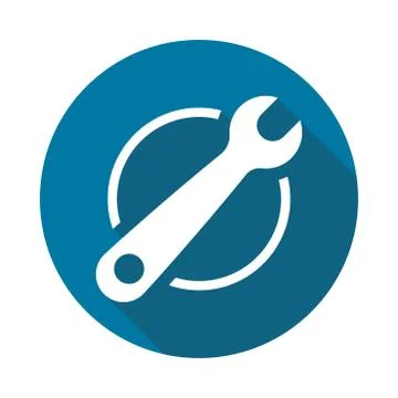 Service Tool icon on white background,Simple design style.vector illustration Stock Illustration