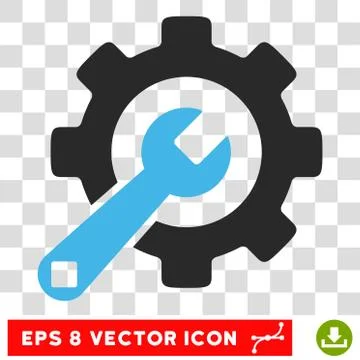 Service Tools Eps Vector Icon Stock Illustration
