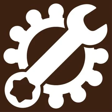 Service Tools Icon Illustrazione stock