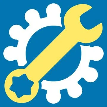 Service Tools Icon Illustrazione stock