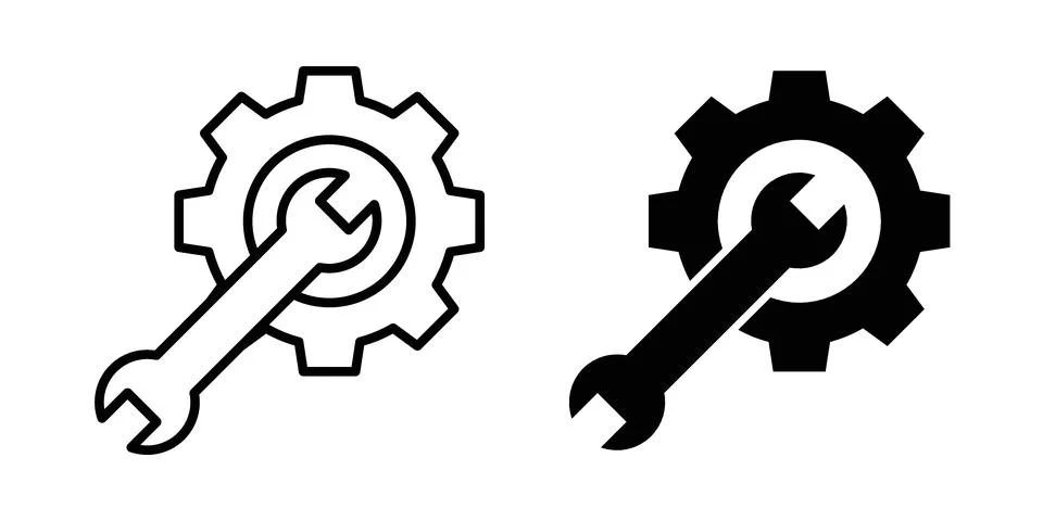 Service tools icon for web projects Illustrazione stock