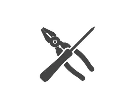 Service Tools vector icon Stock Illustration