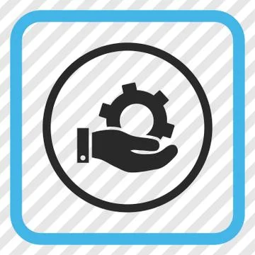 Service Vector Icon In a Frame イラスト素材