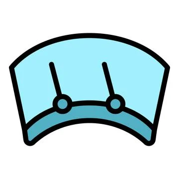 Service windshield wiper icon vector flat Ilustración de archivo