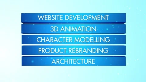 Services Logo After Effects stock