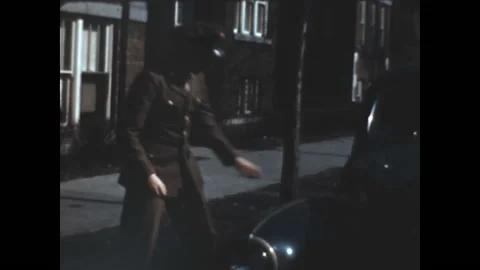 Servicing Car 1945 Stock Footage 136333200