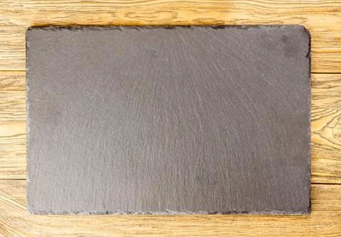 Serving Board. Dish for filing, stone slate. Restaurant menu. Place for Your  Stock Photos