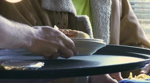 Serving Brunch Stock Footage 22793899