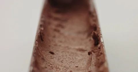 Serving chocolate ice cream Video stock 82739922