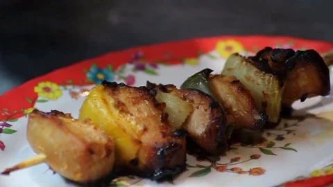 Serving a delicious Asian meal Stock Footage 75755885
