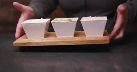 Serving dips Video stock 274774358