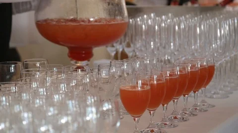 Serving drink Stock Footage 101752182