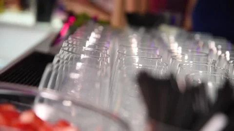 Serving drinks at a nightclub Stock Footage 152303531