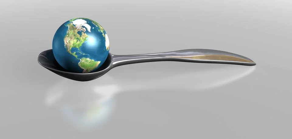 Serving the earth Stock Illustration