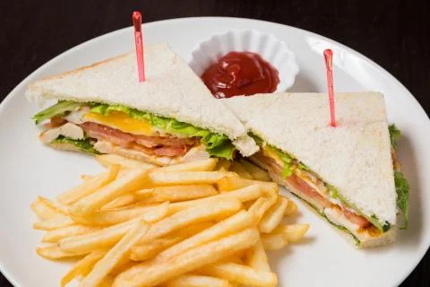 Serving of Fries Stock Photos