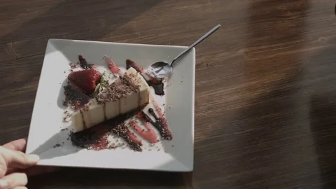 Serving a meal in a restaurant Stock Footage 84684867