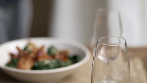 Serving red wine Stock Footage 70156867