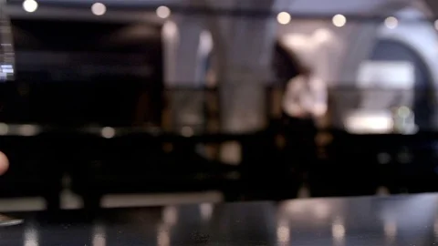 Serving Red Wine Into Glass, Slow Motion Stock Footage 70335422