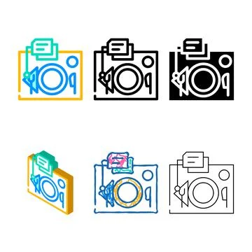Serving rules color icon vector styles Stock Illustration