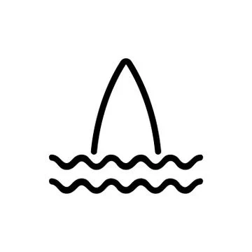 Serving sea beach icon vector. Isolated contour symbol illustration Stock Illustration