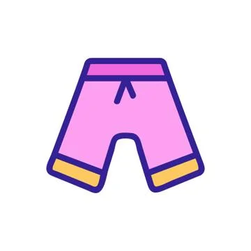 Serving sea beach icon vector. Isolated contour symbol illustration 스톡 일러스트