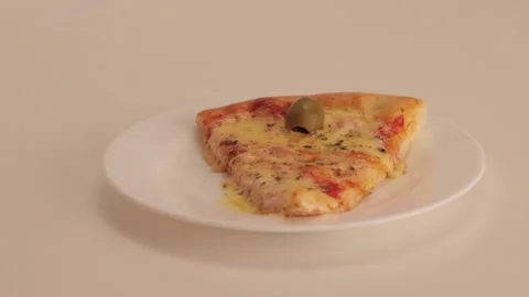 Serving a slice of hot mozzarella pizza Stock Footage 133815906