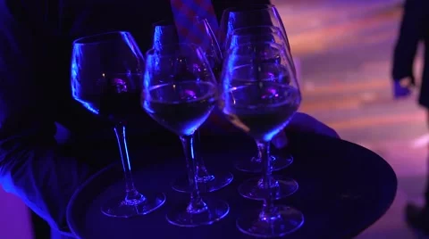 Serving wine Video stock 53272501