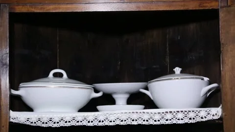 Servizio da tè Stock-Footage 135225860