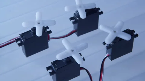 Servo Motors Moving Video stock 304517261