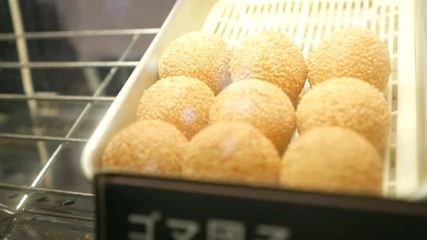 Sesame balls Stock Footage 160672957