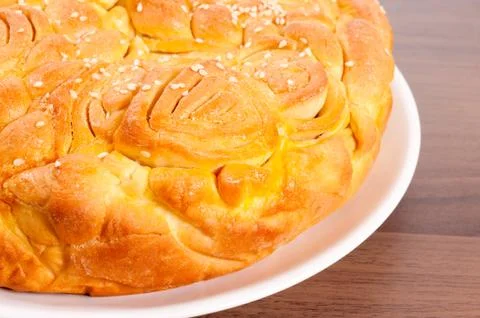 Sesame bread Stock Photos