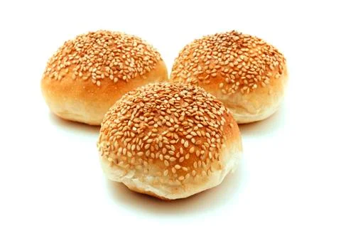 Sesame bread Stock Photos