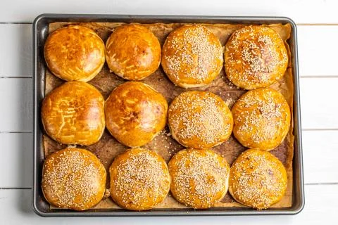 Sesame Bread  Stock Photos