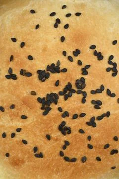 Sesame Bun Close-up Stock Photos