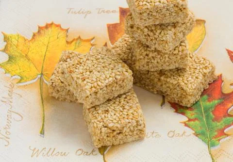 Sesame candy. Stock Photos