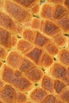 Sesame Rolls Close-up Pattern 写真素材
