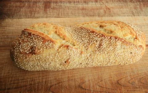 Sesame seed bread Foto stock