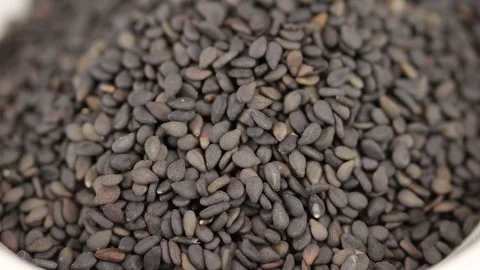 Sesame seeds Stock Footage 123336817