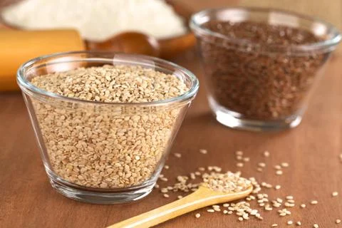 Sesame seeds Stock Photos
